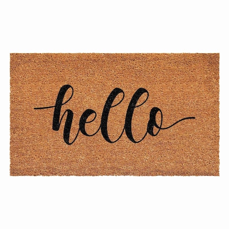 Calloway Mills Doormat, Coir/Vinyl, 24 in W x 36 in L 112072436